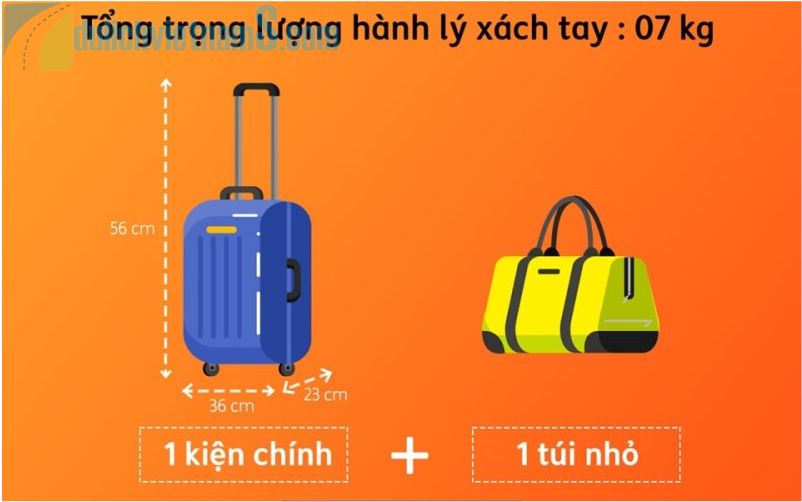 Quy Định Hành Lý xách Tay Vietnam Airlines 2022